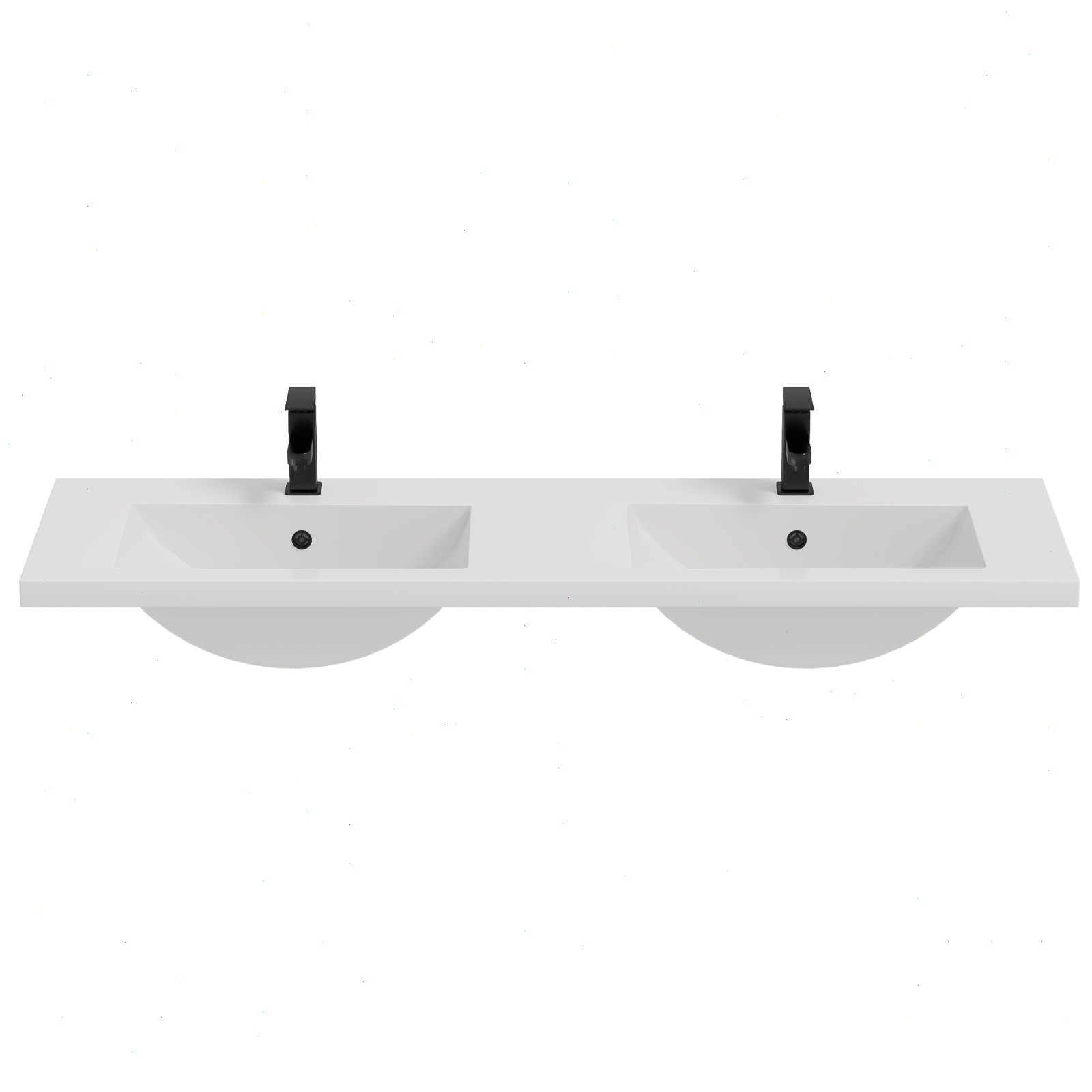 60" Double Sink Vanity Top Undermount Bathroom Sink gallery