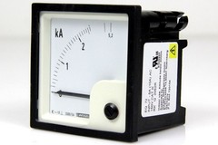 Weigel Eq 72 Analog Ammeter Ampere Meter Built-in Measuring Device 0 5.2 kA