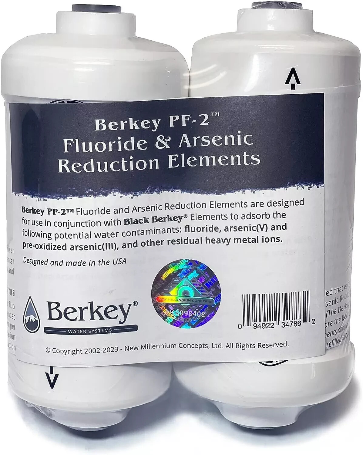 Berkey PF-2 Fluoride Water Filters for Berkey Systems-New Sealed Box gallery