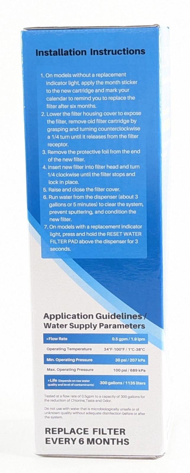 Replacement for UKF8001 Whirlpool Filter 4 – EDR4RXD1 FMM-2 Maytag Compatible gallery