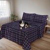 RUVANTI Flannel Sheets Queen Size - 100% Cotton Double Brushed Bed Sheets, De... gallery