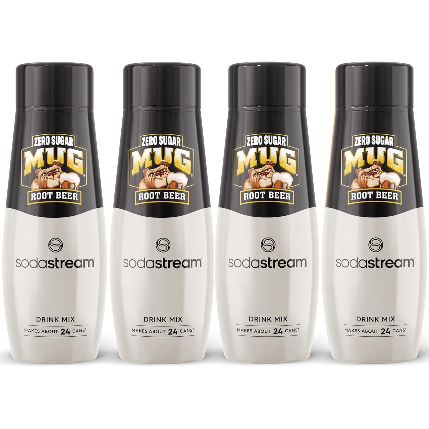 SodaStream Mug Root Beer Zero Sugar Drink Mix,440 mL/288 Fl. Oz., Pack Of4 gallery
