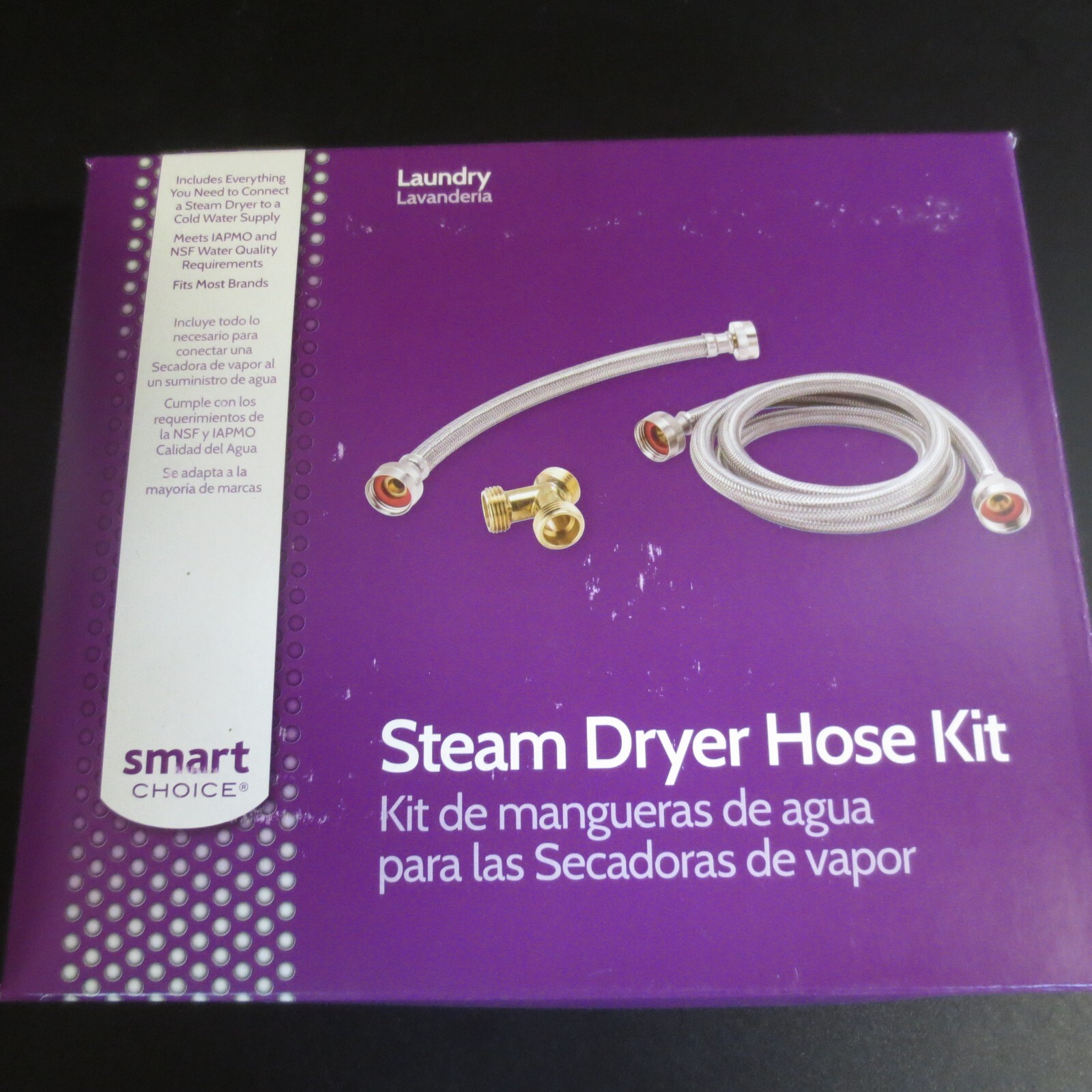 Smart Choice - Steam Dryer Installation Kit - Stainless-Steel gallery