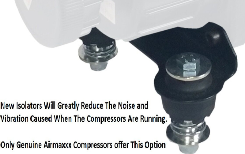Black Vibration Isolator Air Ride Compressor Rubber Feet Upgrade Fits Viair 444 gallery