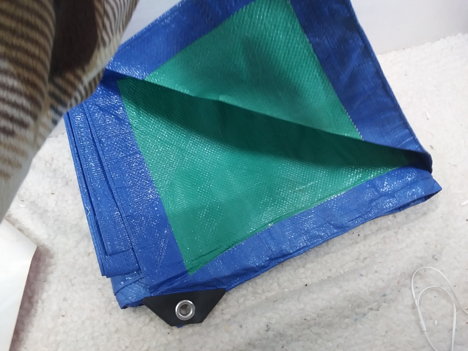 Shop Basics Medium Duty Polyethylene Tarpaulin - Unwrapped but Unused 10' x 12' gallery