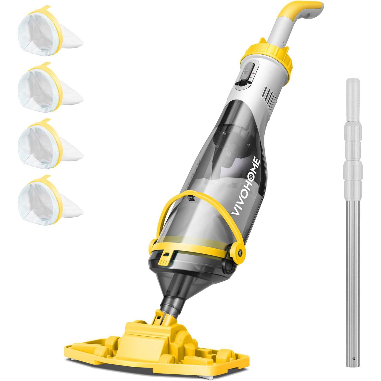 Cordless Rechargeable Pool Vacuum Handheld Pool Cleaner with Telescopic Pole gallery