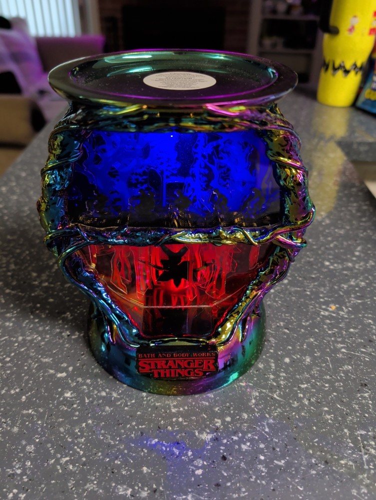 Bath & Body Works Stranger Things The Upside Down Light Up 3-Wick Candle Holder