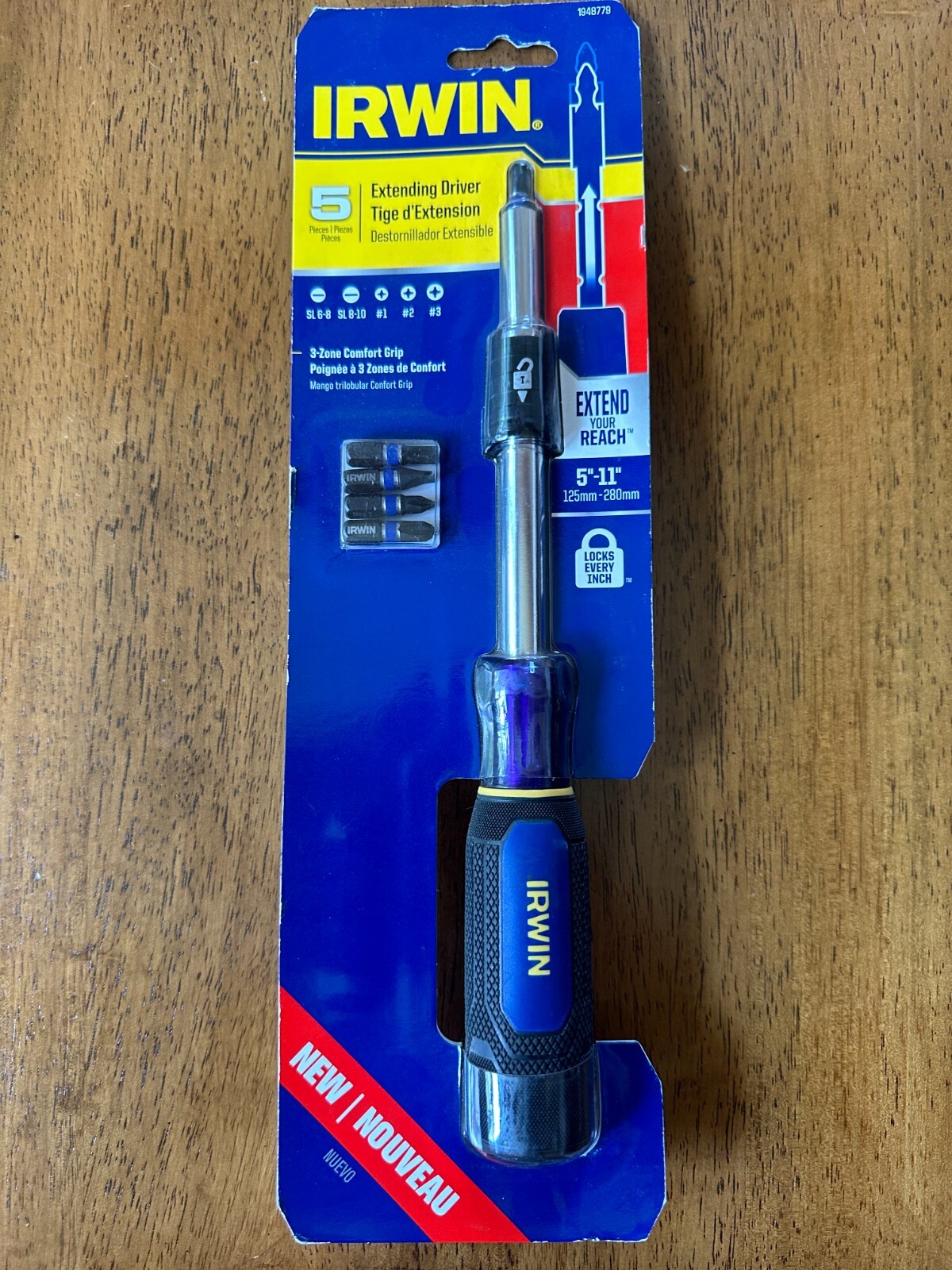 Irwin Tools 1948779 Extending Screwdriver with 5 Impact Bits New gallery