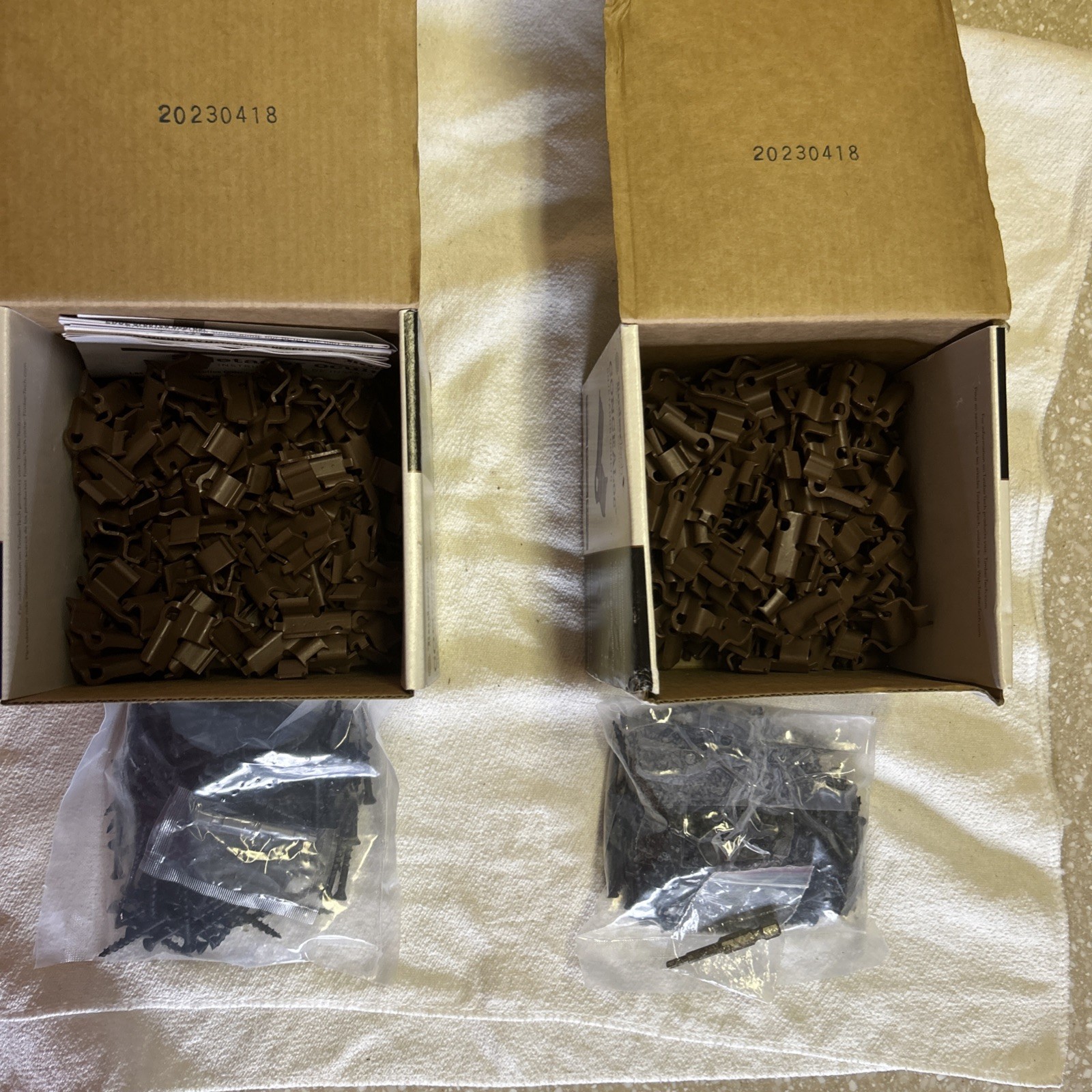 2 TimberTech CONCEALoc Deck Hidden Fasteners 1 New Box 1 Partial Box See Pics gallery
