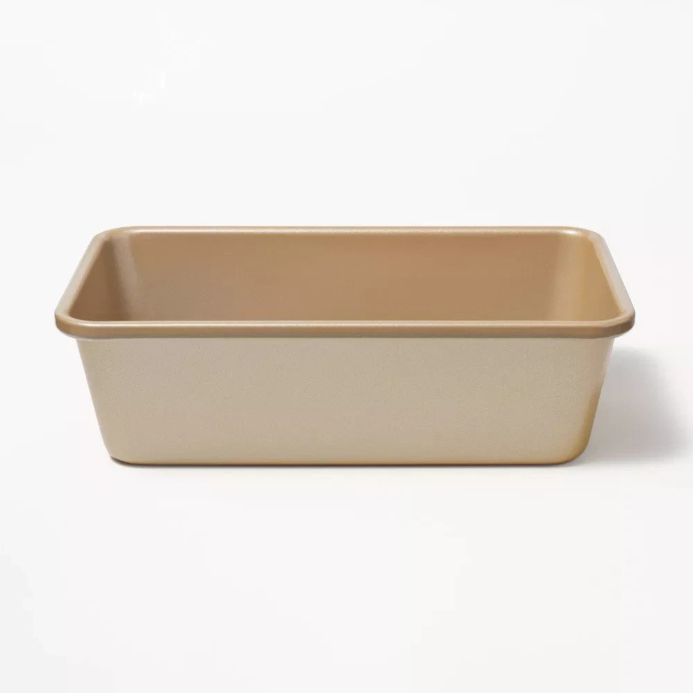 5"x9" Nonstick Aluminized Steel Loaf Pan Gold - Figmint™: Bread Loaf Pan, Dishwa gallery