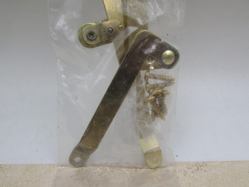 Rockler Brass Trunk Lid Support Designed For Trunks & Chests With Box Style Lids gallery