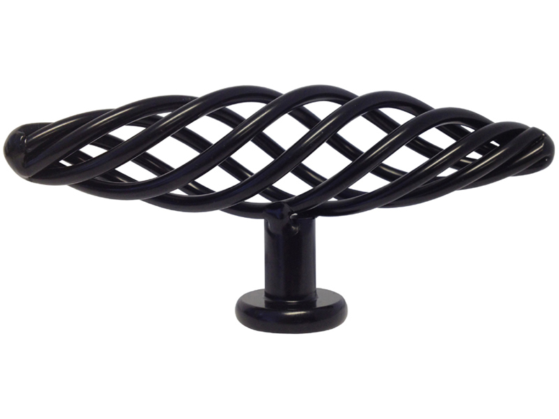 4" Black Birdcage Kitchen Bathroom Cabinet knobs pulls 100mm 8045