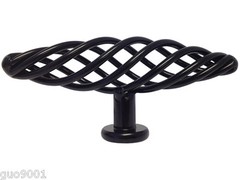 4″ Black Birdcage Kitchen Bathroom Cabinet knobs pulls 100mm 8045