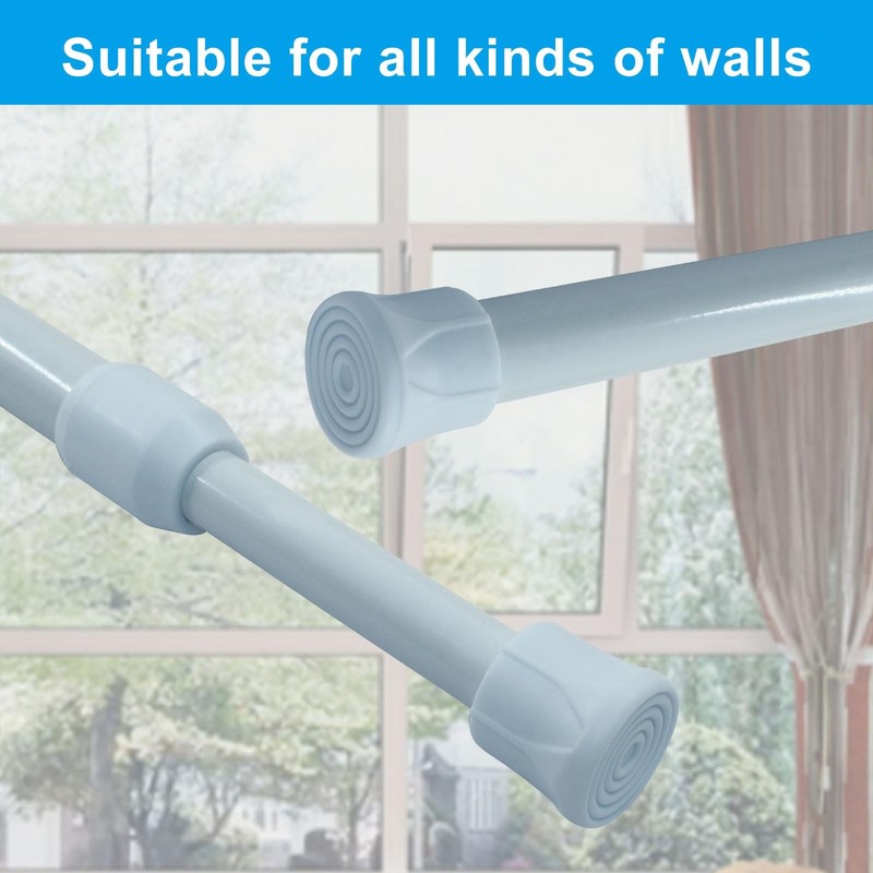 Window Security Bar, 2 Pack Window Security Bars Adjustable Sliding Glass Door L gallery