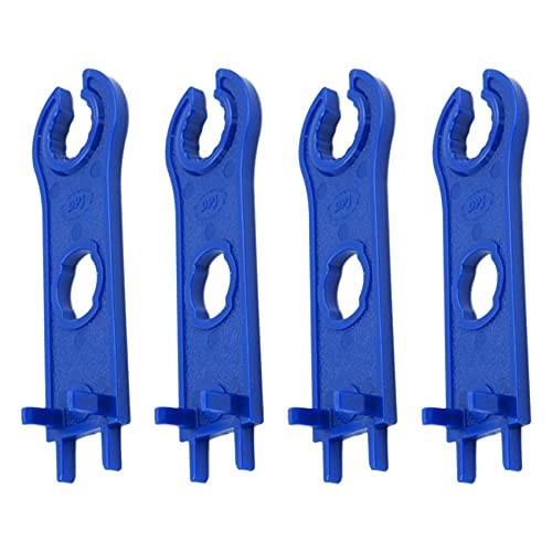 2Pcs Solar Panel Connector Wrenches for MC4 Connectors - Quick Plug Socket Tool