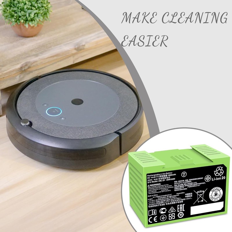 ABL D1 Battery for iRobot Roomba e e5 e6 e5150 e5152 e6198 and i Series i3 3150 gallery