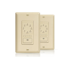 Countdown Timer Switch, 1-5-10-20-30-60Mins, 2-4Hrs Settings with Manual Overrid