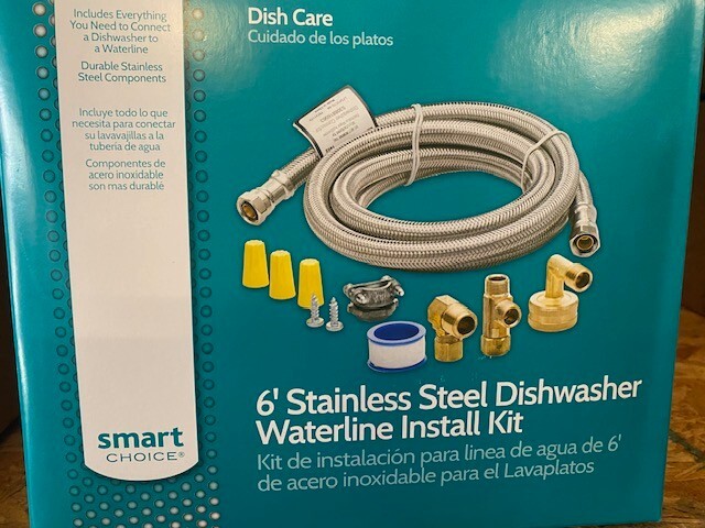 Smart Choice 6' Stainless Steel Dishwasher Waterline Installation Kit (NEW) gallery