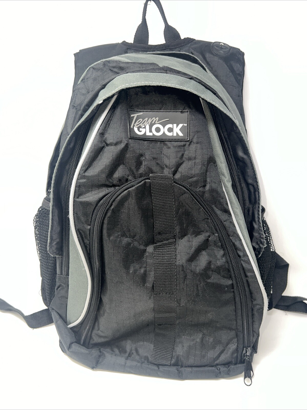 TEAM GLOCK Backpack Black and gray Preowned