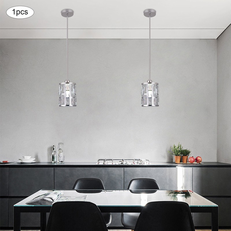 Ceiling-mounted Light, Adjustable Height, Modern Crystal Pendant Light Fixture? gallery