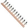 12 Loop 1" Copper Radiant Manifold w/ 1/2" Pex Crimp Mini-Ball Valve Fittings gallery