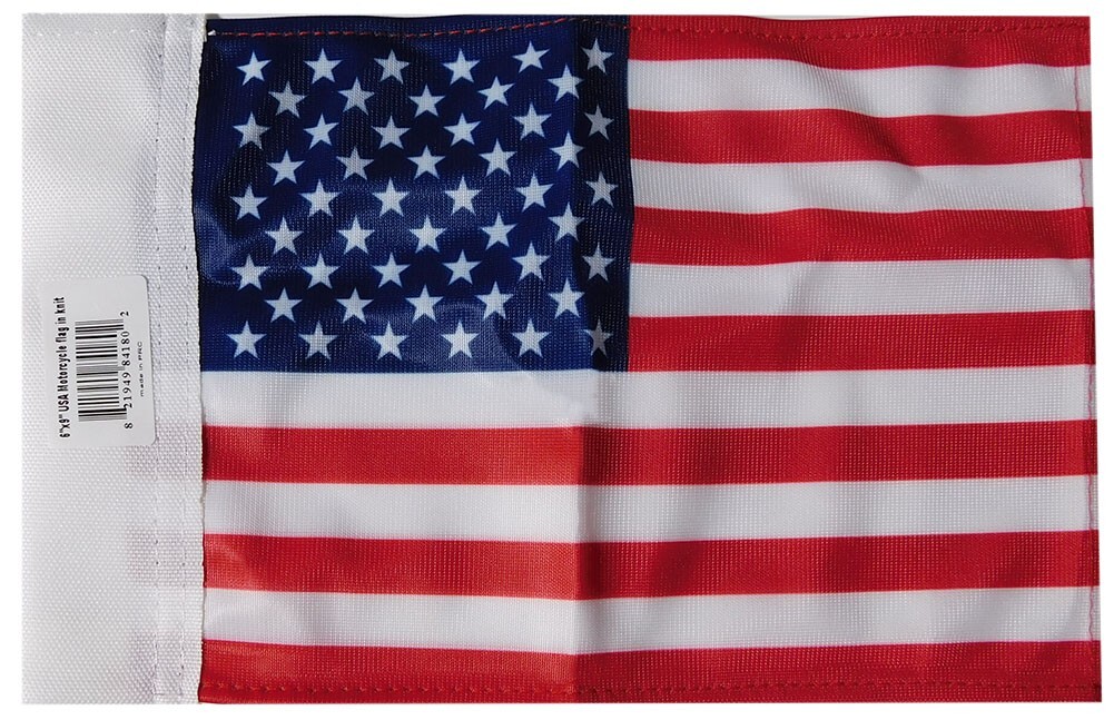 Motorcycle Flag 6x9 American 6" x 9" Replacement usa flag 100D gallery