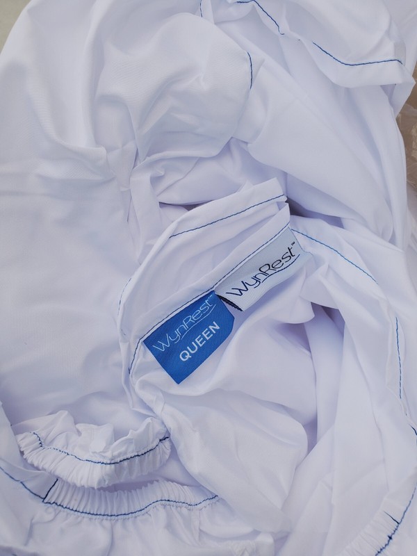 WynRest Microfiber Queen Fitted Sheet 60x80x15" White New Fast Shipping gallery