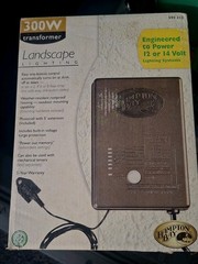 Hampton Bay 590313 Landscape Lighting Transformer 300W 12/14V 5ft Photocell Cord