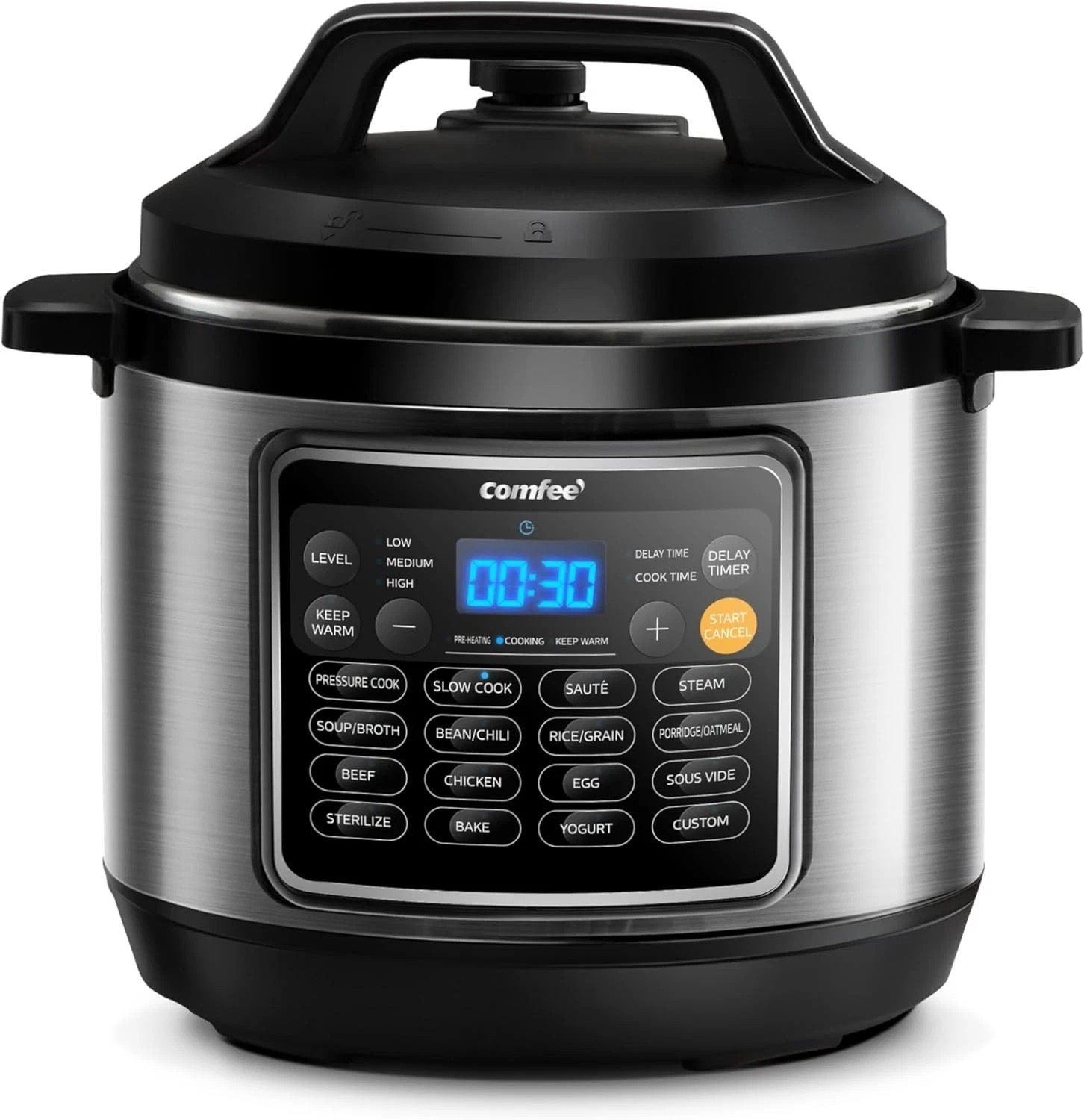 COMFEE’ 16-in-1 Electric Pressure Cooker with Non-Stick Pot for Yogurt, Rice, Sl gallery