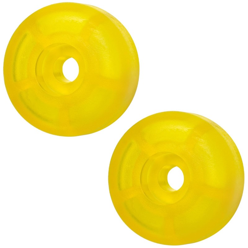 Carriage Stop Roller Yellow Bumper Replacement Parts for Ladder Hoist - 2 Pack gallery