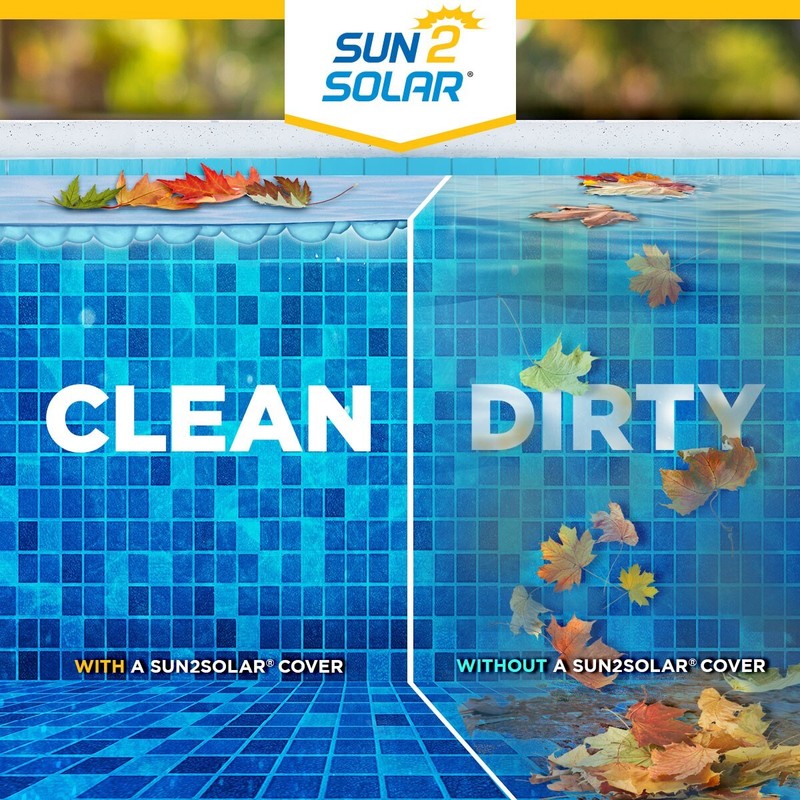 Sun2Solar Rectangular Swimming Pool Solar Cover 1600 Series Blanket w/ Grommets gallery