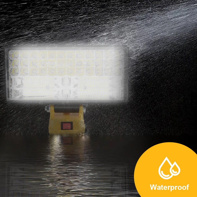 90W LED Work Light for DeWalt 20V battery 9000LM Flood Light with USB Port Lamp gallery