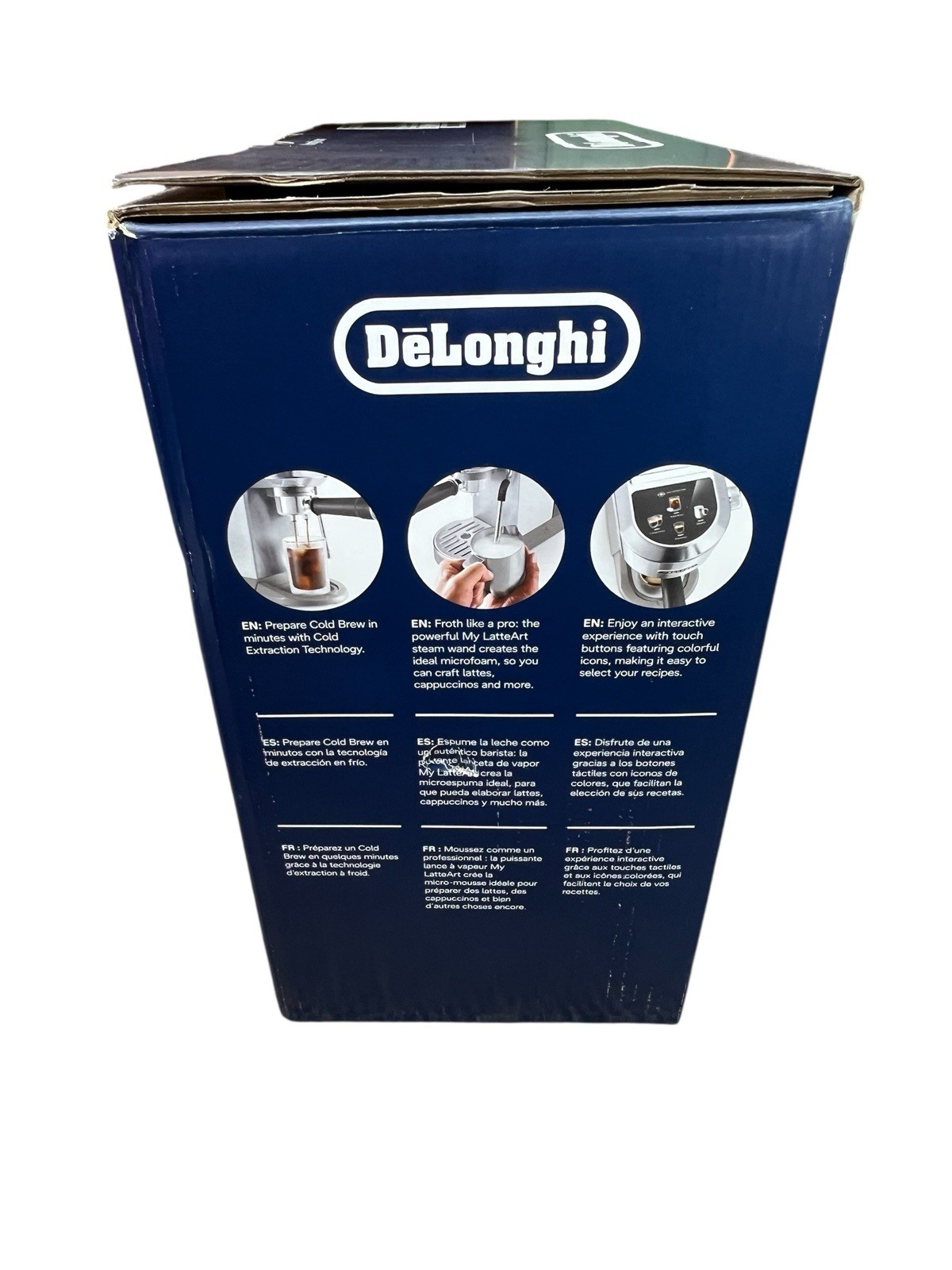 DeLonghi Dedica Duo EC890M Espresso Machine Cold Brew Coffee Maker New In Box gallery