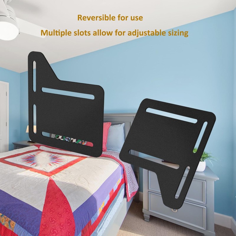 2PCS King Bed Headboard Attachment Bracket Modification Plate,Bed Frame Adapter gallery
