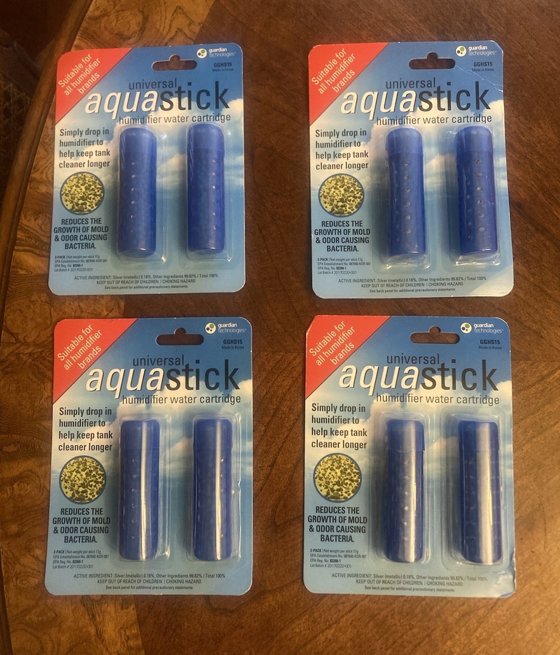 PureGuardian Aquastick Antimicrobial Humidifier Treatment GGHS15 Lot Of 4 Boxes gallery