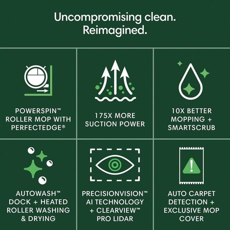 iRobot Roomba Max 705 Combo + AutoWash Dock - PowerSpin Mop, LiDAR Nav- Used gallery