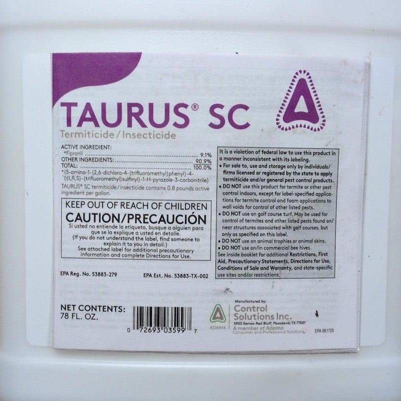 Control Solutions Taurus SC Termite Concentrate Liquid 78 fl oz Indoor/Outdoor gallery
