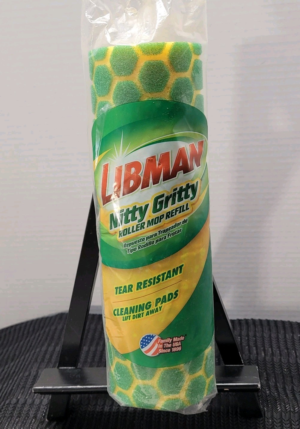 Libman Nitty Gritty Roller Mop Refill Tear Resistant Easy Change Refill Yellow gallery