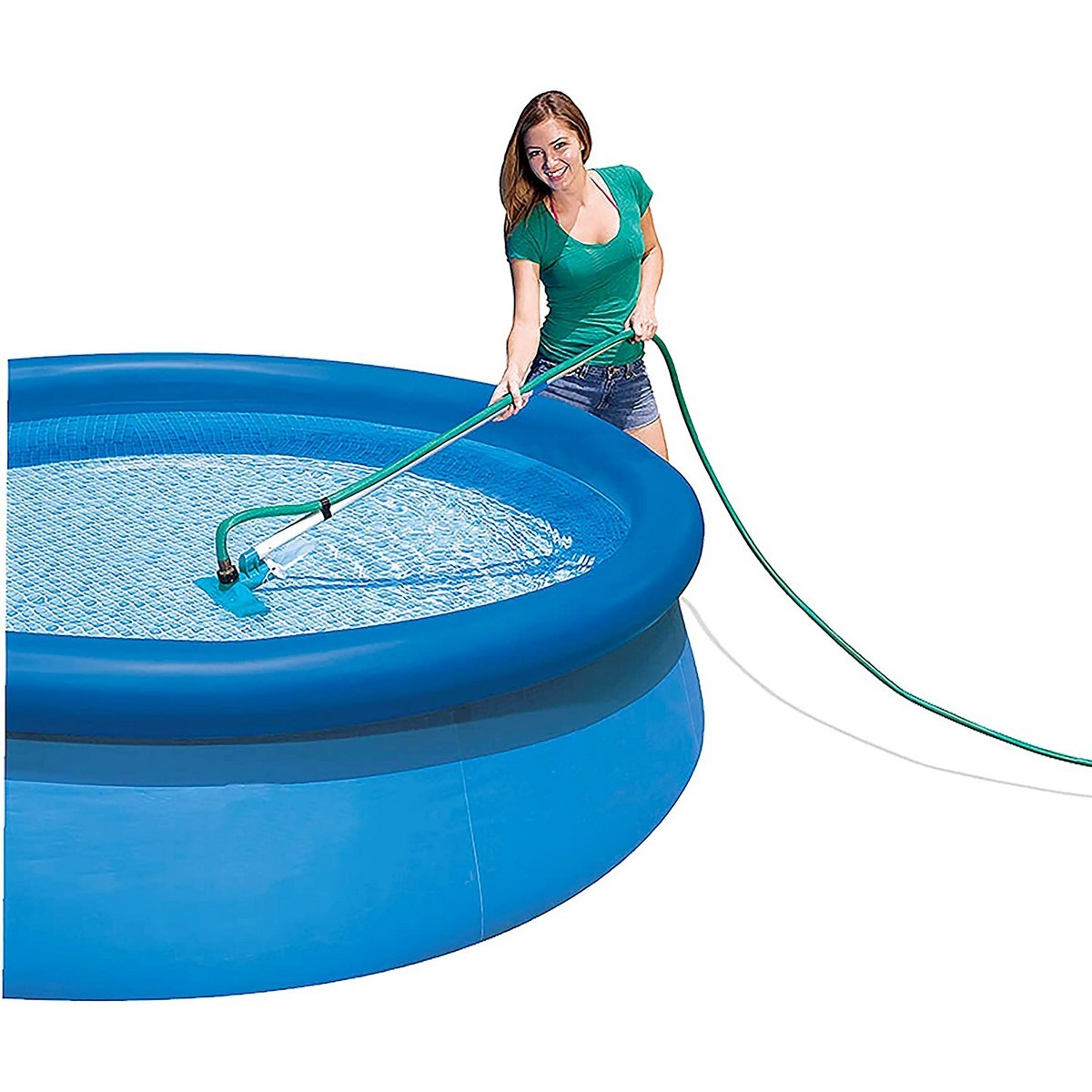 INTEX Pool Cleaning Set With Alu-Teleskopstange 94 1/8in Pool Accessories 28002 gallery