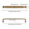 KOMOTIA 10 Pack 10 Inch Cabinet Pulls 10'' Hole Center(254mm), Antique Brass gallery