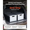 65L PP Collapsible Storage Bins 2-Pack 84lb Stackable gallery