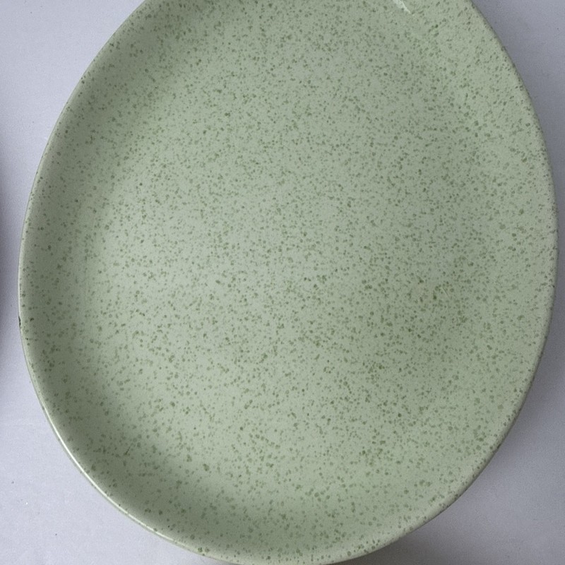 4 Williams Sonoma Speckled Pastel Easter Egg Salad Dessert Plates In Box ~ NIB~ gallery