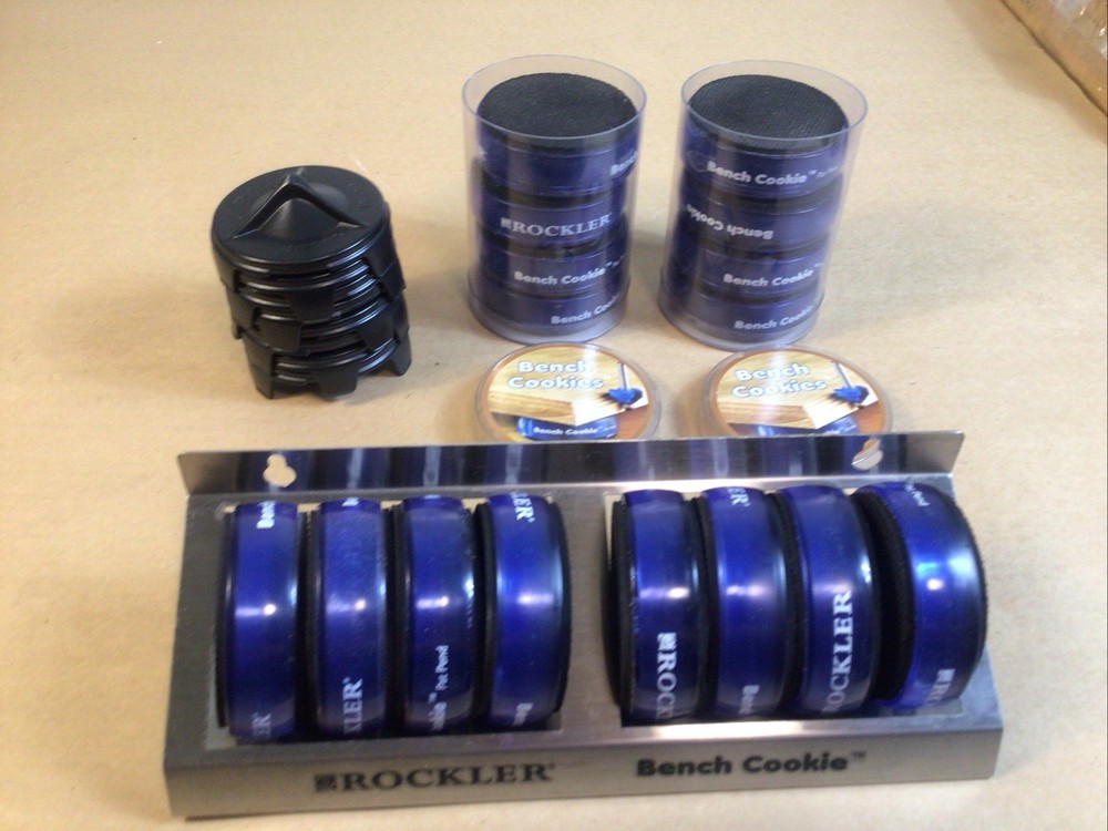 Rockler Bench Cookie Plus Work Gripper Kit with Grippers and Risers & Wall Mount