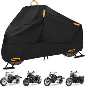 Motorcycle Cover Waterproof Outdoor, 300D Heavy Duty Motorcycle Cover for Harley gallery