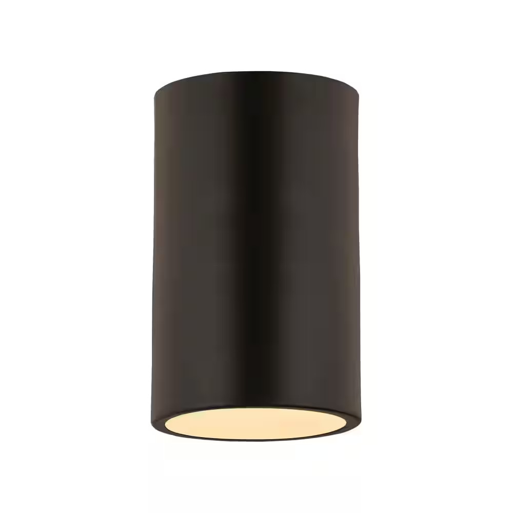 Harley 5 inch 1-Light Matte Black Flush Mount Hallway Light Fixture 2302F1-MB