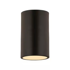 Harley 5 inch 1-Light Matte Black Flush Mount Hallway Light Fixture 2302F1-MB
