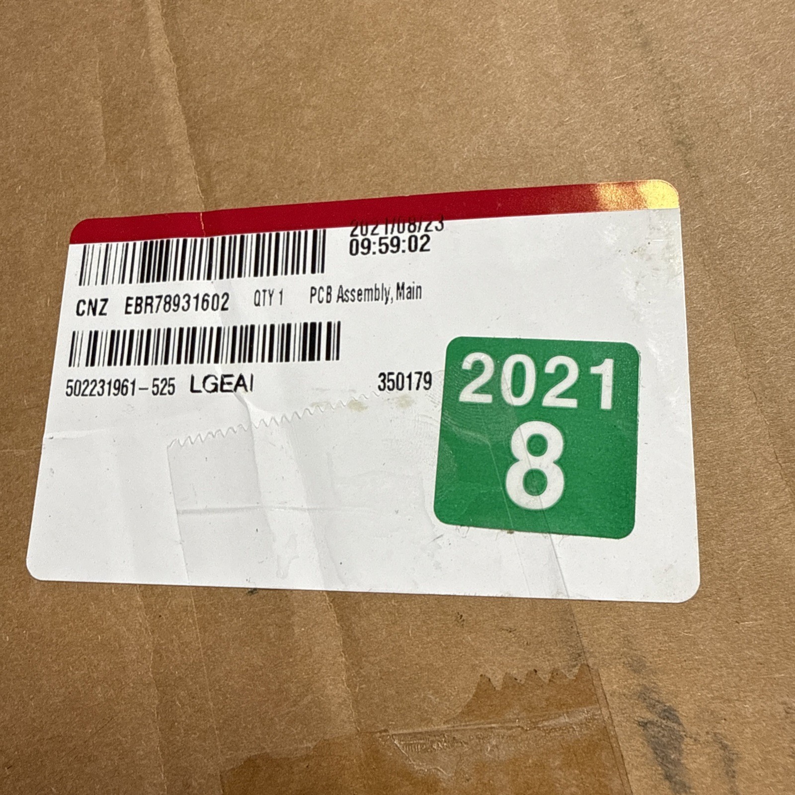 LG Refrigerator Primary Control Board OEM EBR78931602 gallery