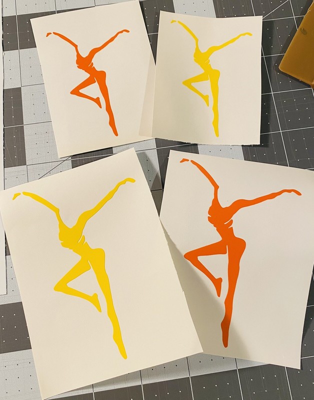 Vinyl Decal for Window - Fire Dancer (May Customize with Name), Various Sizes gallery