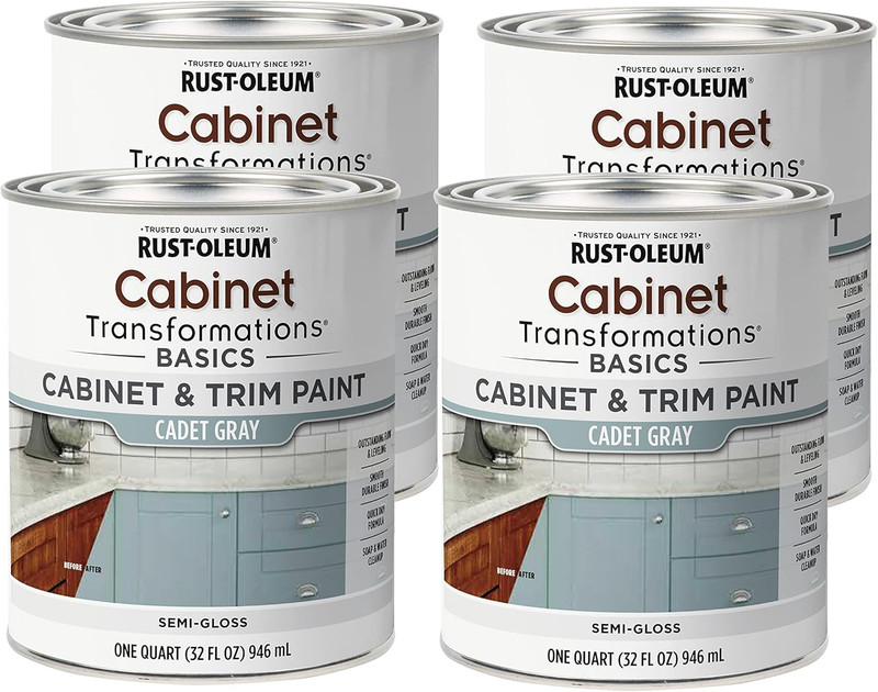 372012 Transformations Basics Cabinet & Trim Paint, Quart, Black gallery