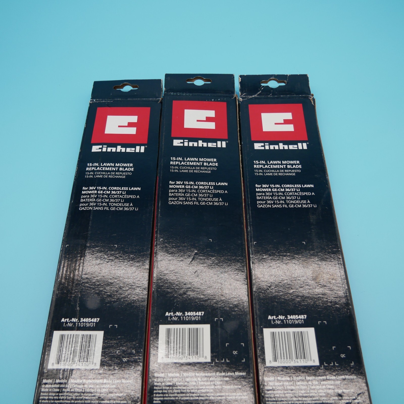 Lot Of 3: Einhell 15-IN. Lawn Mower Replacement Blade gallery